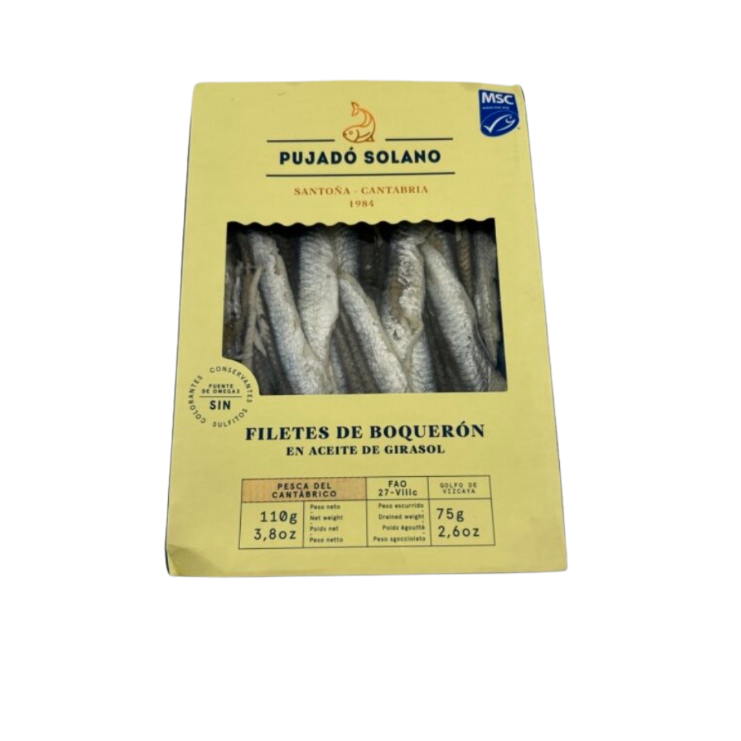 PUJADÓ SOLANO White Marinated Anchovy Fillets - Boquerones