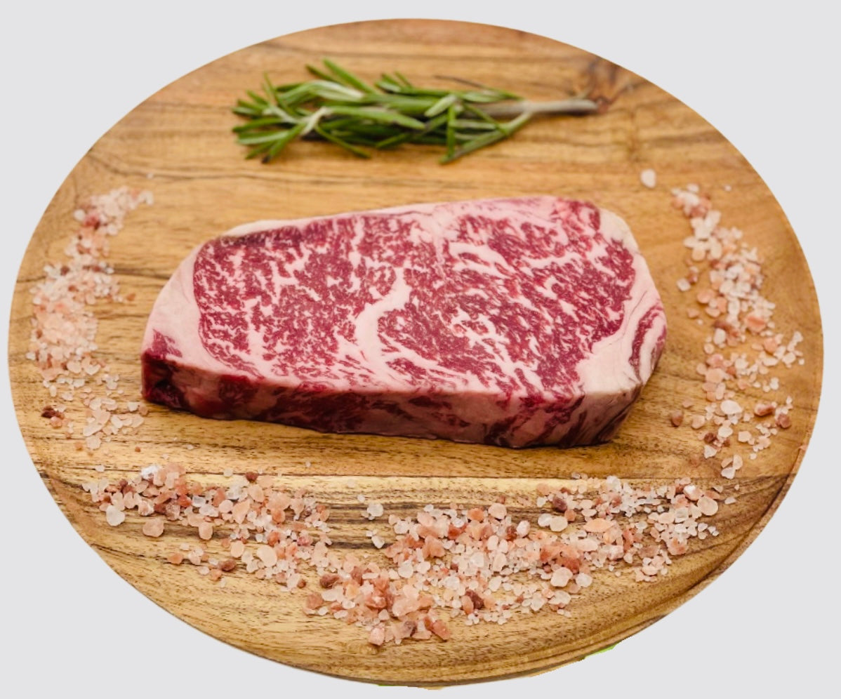 Australian Wagyu New York Strip Steak BMS 6-7