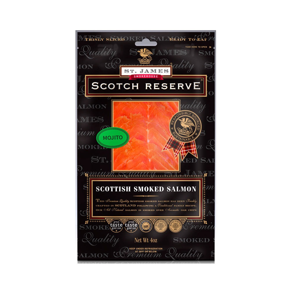 St. James Scotch Reserve Smoked Salmon – Infused with Mojito