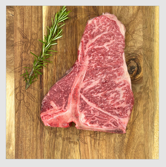 Australian Wagyu Poterhouse Steak BMS 8-9